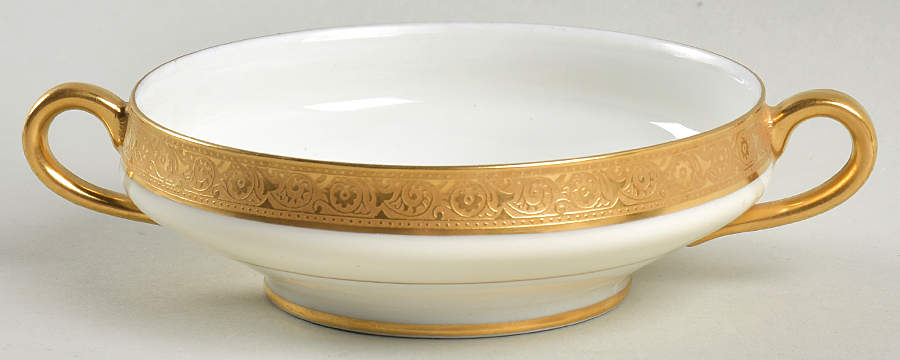 H110 Footed Cream Soup Bowl by Haviland-1