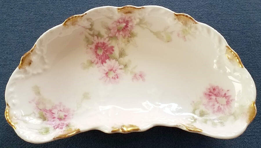 H113 Crescent Salad Plate by Haviland-1
