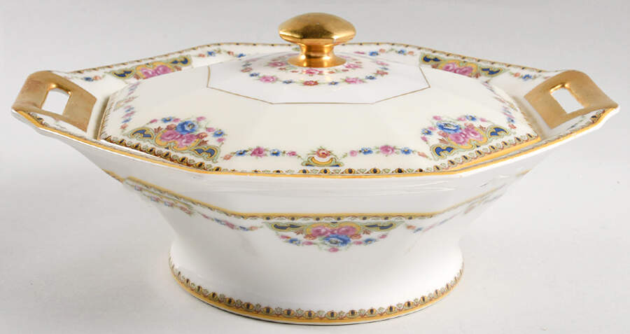 H128 Round Covered Vegetable by Haviland-1