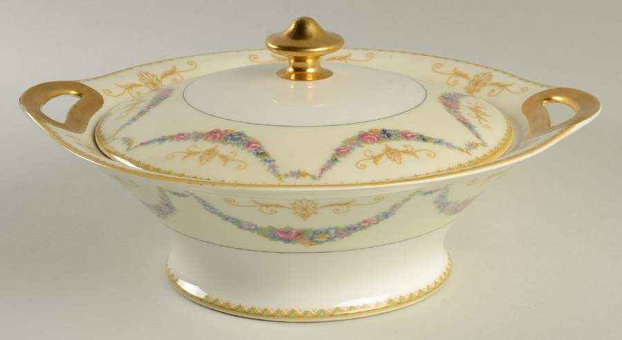H14 Round Covered Vegetable by Haviland-1