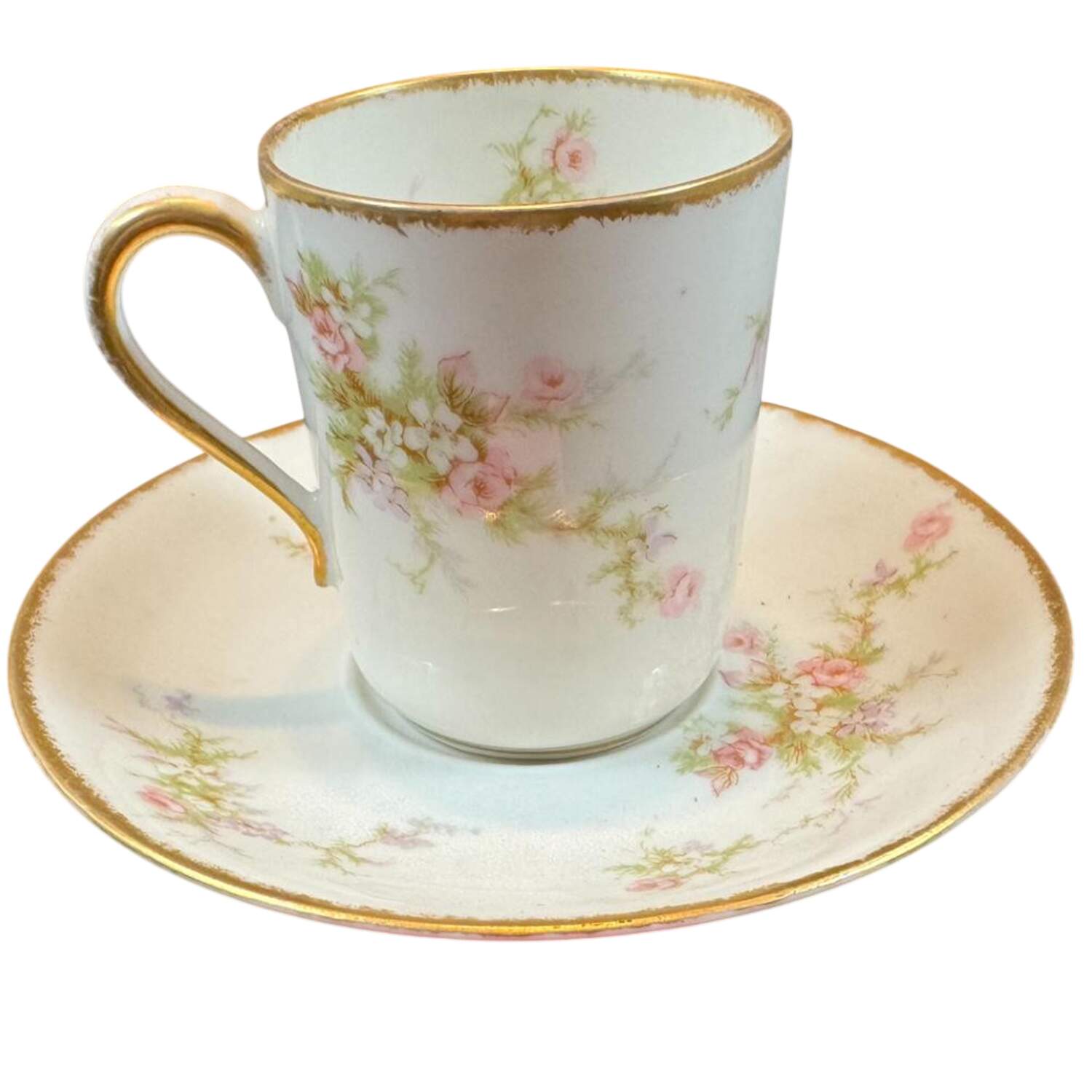 H147 Demitasse Cup & Saucer Set by Haviland-1