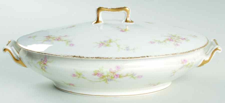 H147 Oval Covered Vegetable by Haviland-1