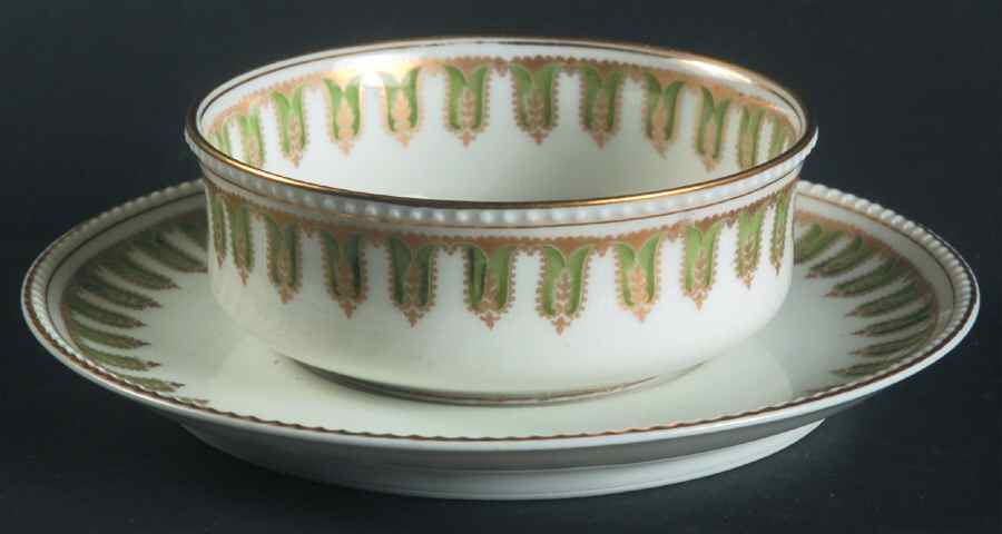 H148 Ramekin & Saucer Set by Haviland-1
