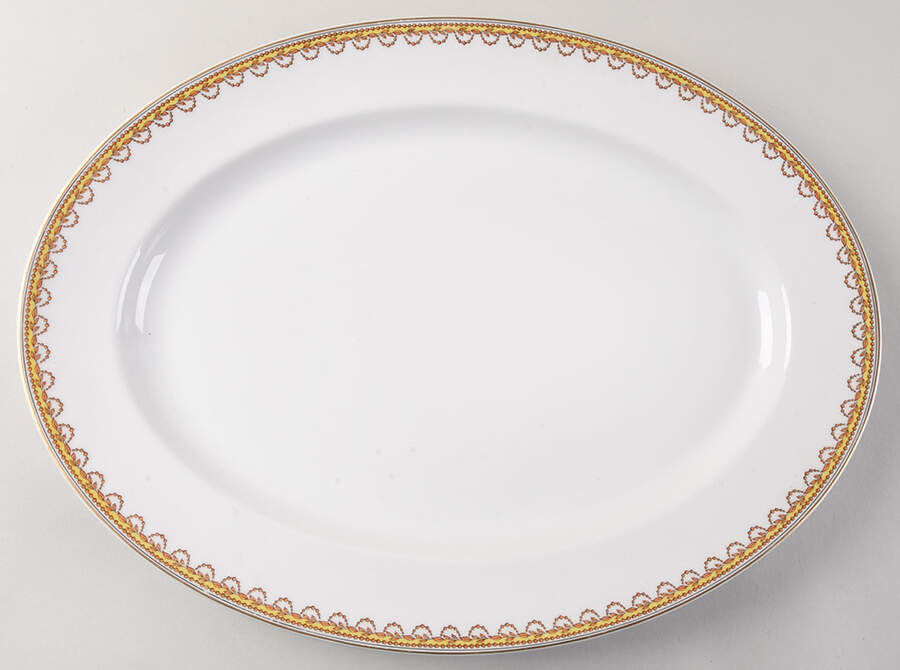 H152 16" Oval Serving Platter by Haviland-1