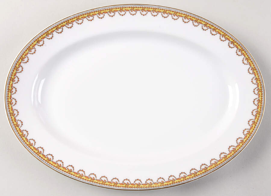 H152 11" Oval Serving Platter by Haviland-1