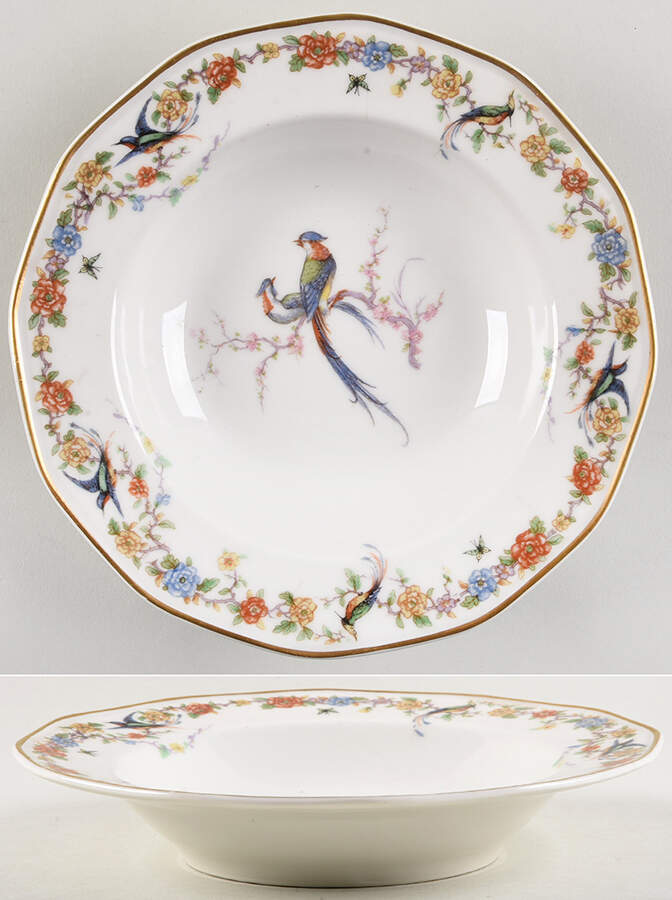 H159 Rim Soup Bowl by Haviland-1
