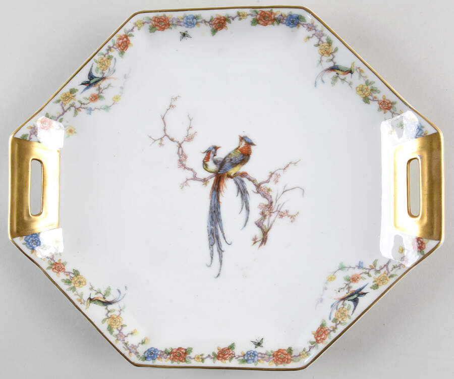 H159 Handled Cake Plate by Haviland-1