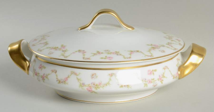 H164 Round Covered Vegetable by Haviland-1