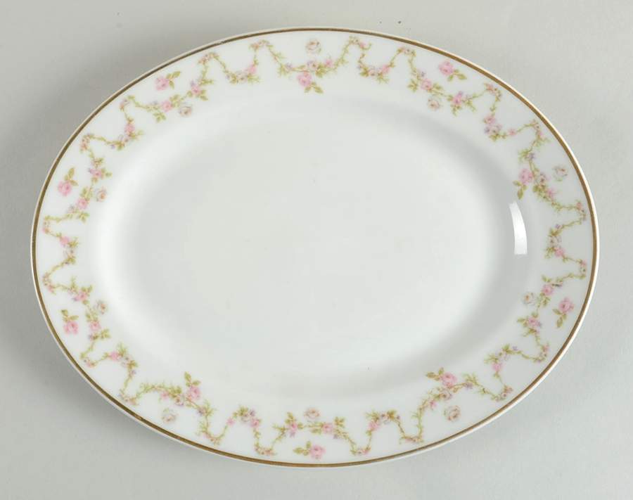 H164 11" Oval Serving Platter by Haviland-1