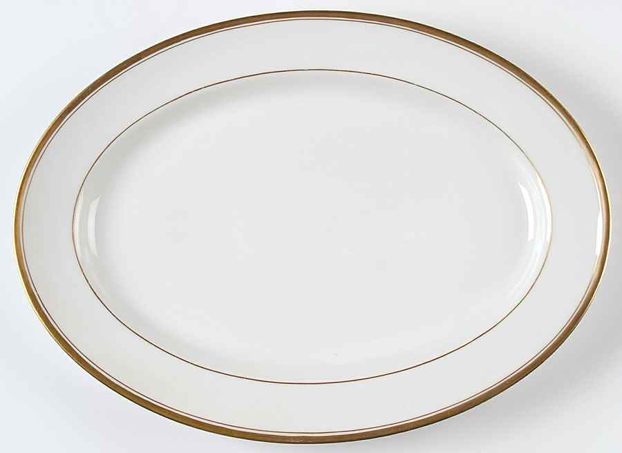 H17 13" Oval Serving Platter by Haviland-1
