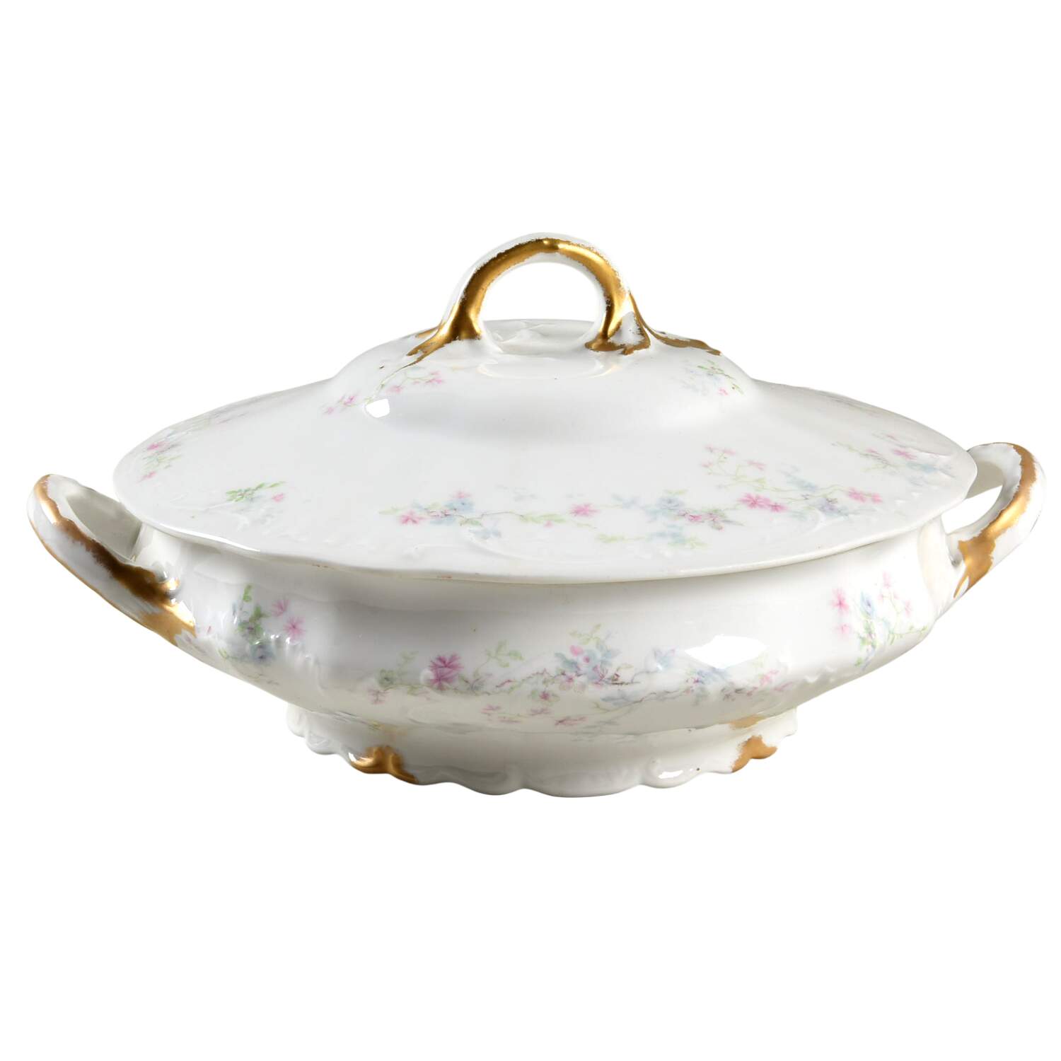 H176 Round Covered Vegetable by Haviland-1