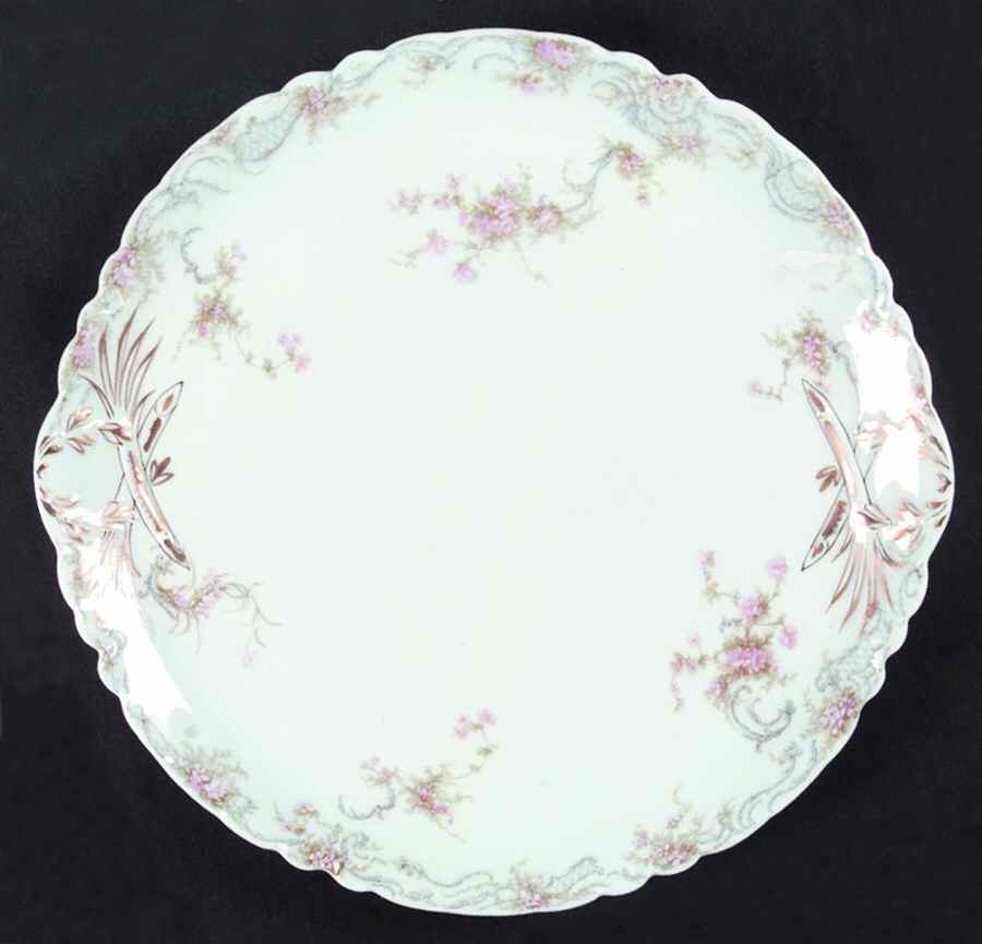 Schleiger 57-5 Handled Cake/Pastry Plate by Haviland-1