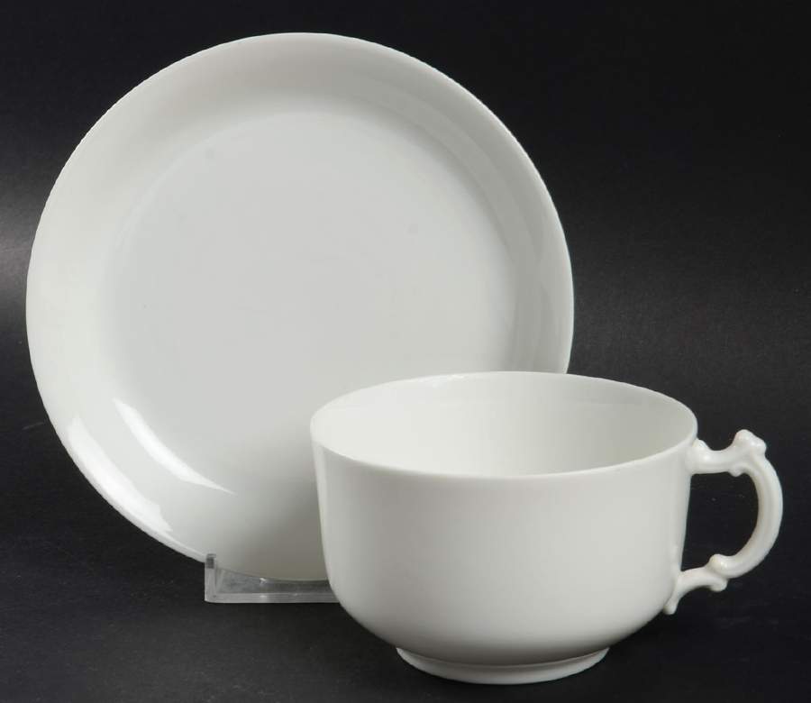 H20 Flat Cup & Saucer Set by Haviland-1