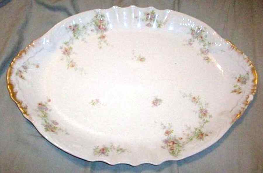 Schleiger 838-1 13" Oval Serving Platter by Haviland-1
