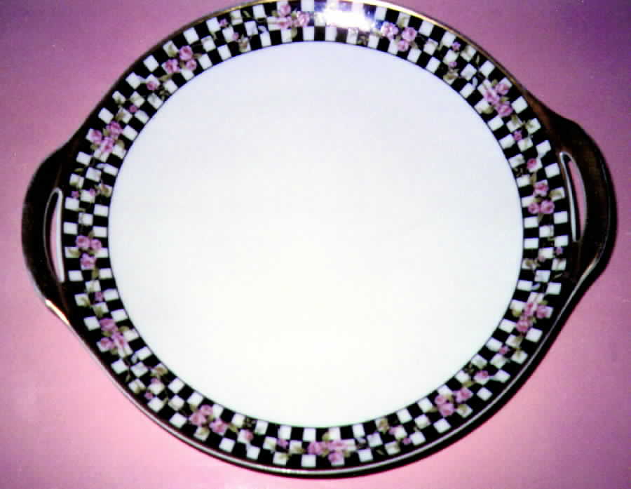 H209 Handled Cake Plate by Haviland-1