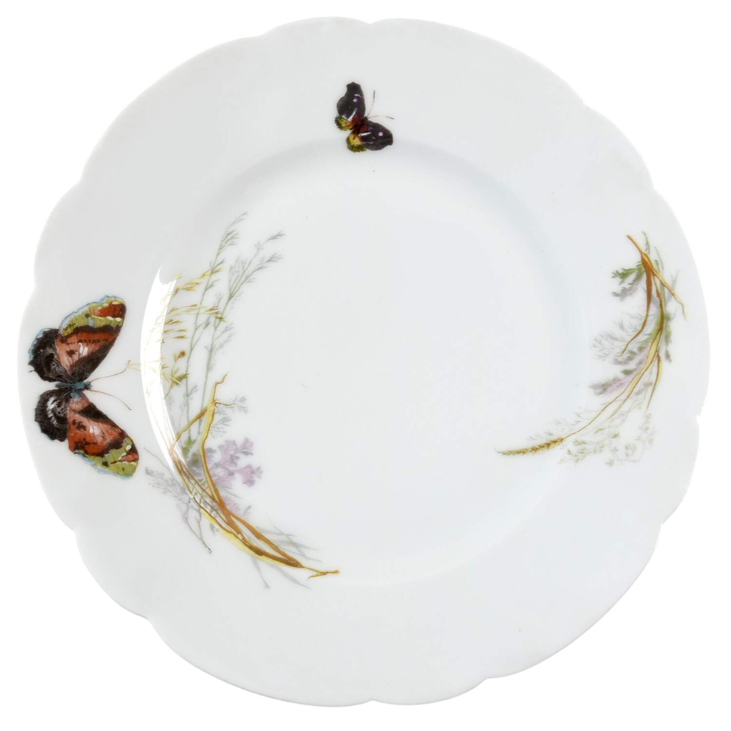 Meadow Visitors (Blank 4, No Trim) Luncheon Plate by Haviland-1