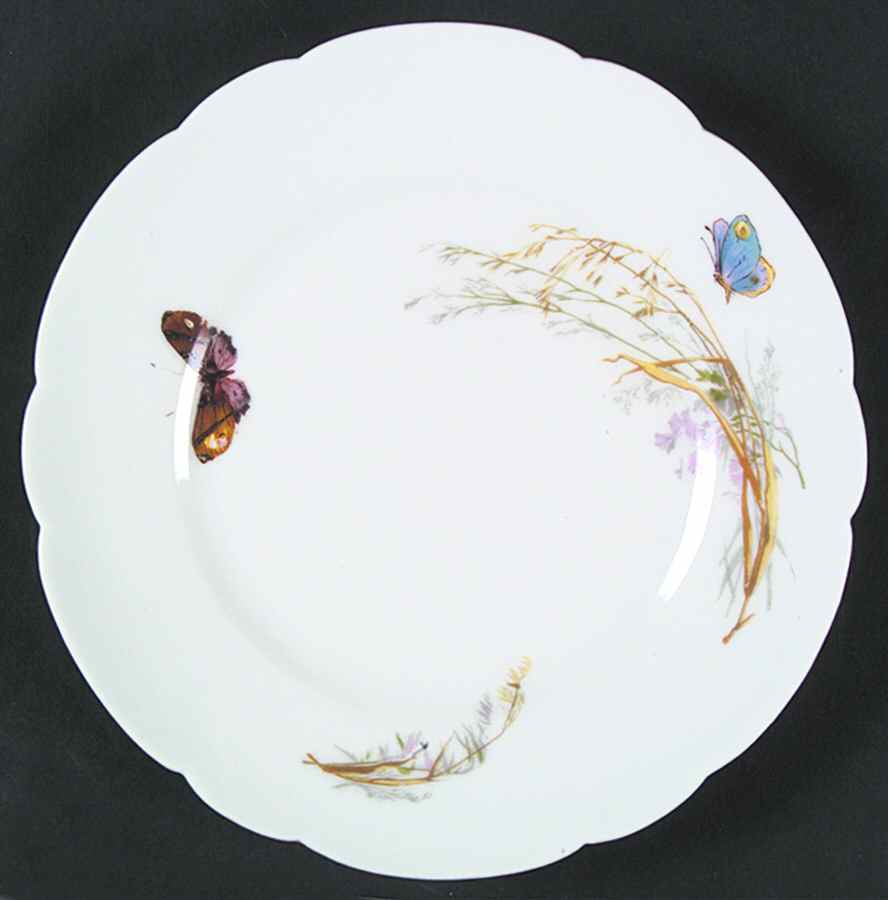 Meadow Visitors (Blank 4, No Trim) Salad Plate by Haviland-1