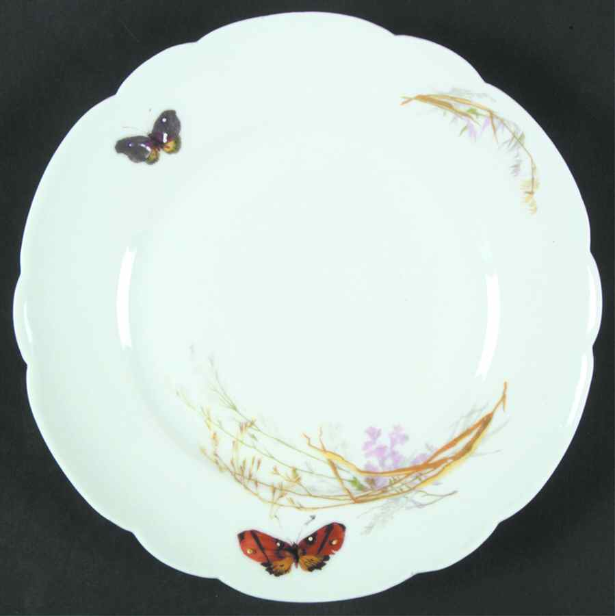 Meadow Visitors (Blank 4, No Trim) Salad Plate by Haviland-1