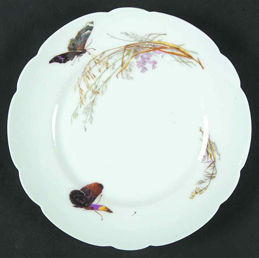 Meadow Visitors (Blank 4, No Trim) Salad Plate by Haviland-1