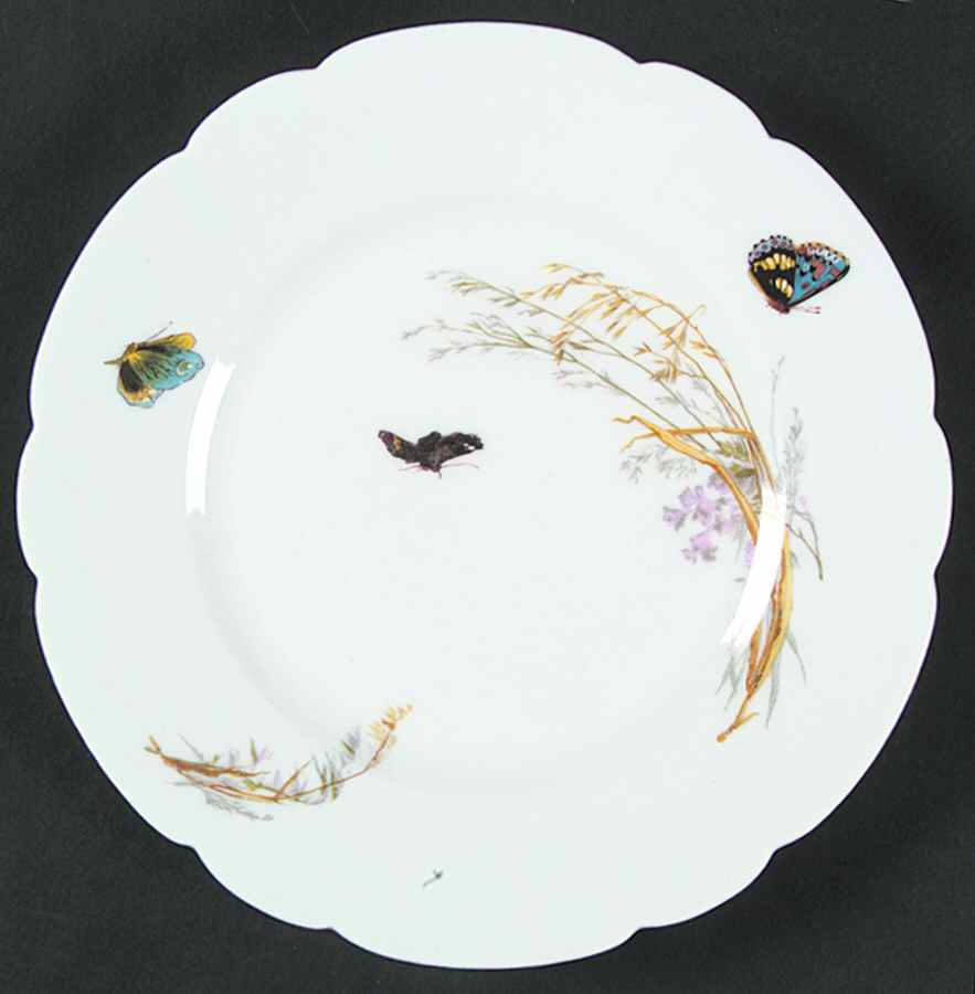 Meadow Visitors (Blank 4, No Trim) Salad Plate by Haviland-1