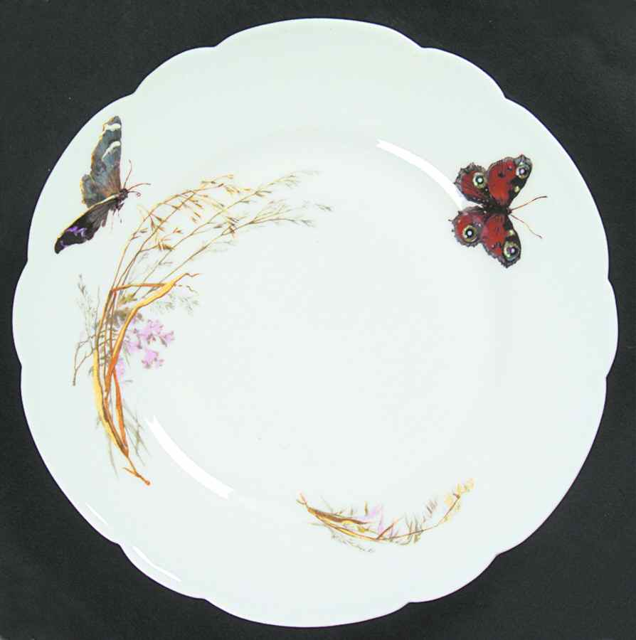 Meadow Visitors (Blank 4, No Trim) Salad Plate by Haviland-1