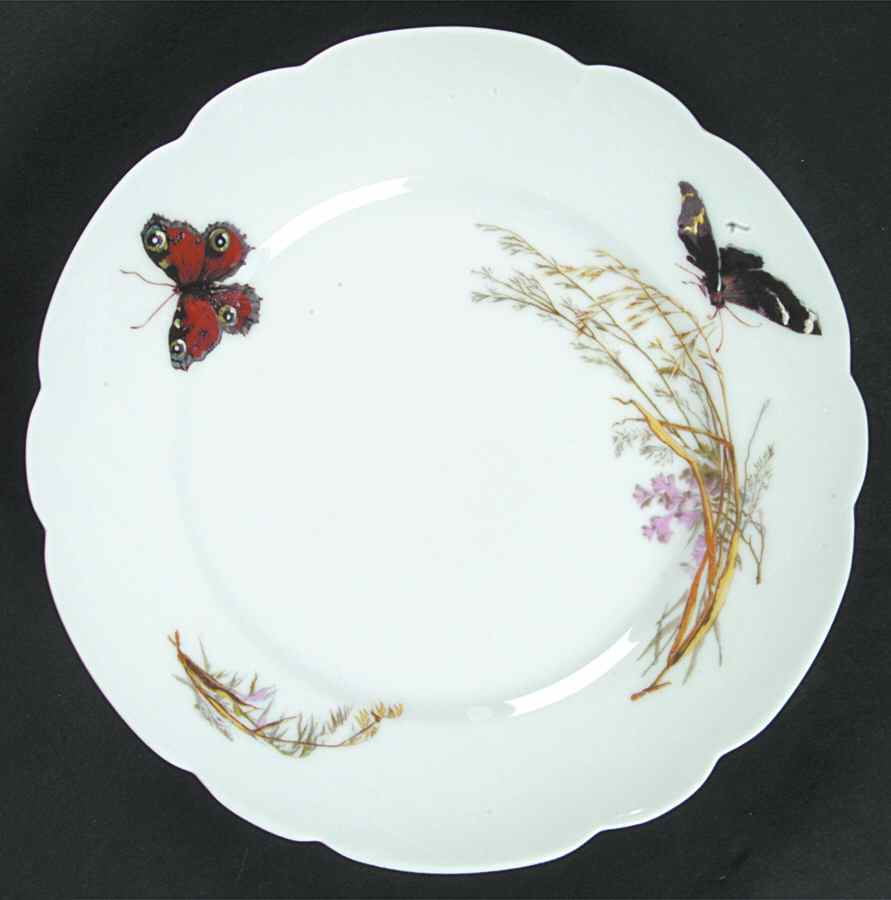 Meadow Visitors (Blank 4, No Trim) Salad Plate by Haviland-1