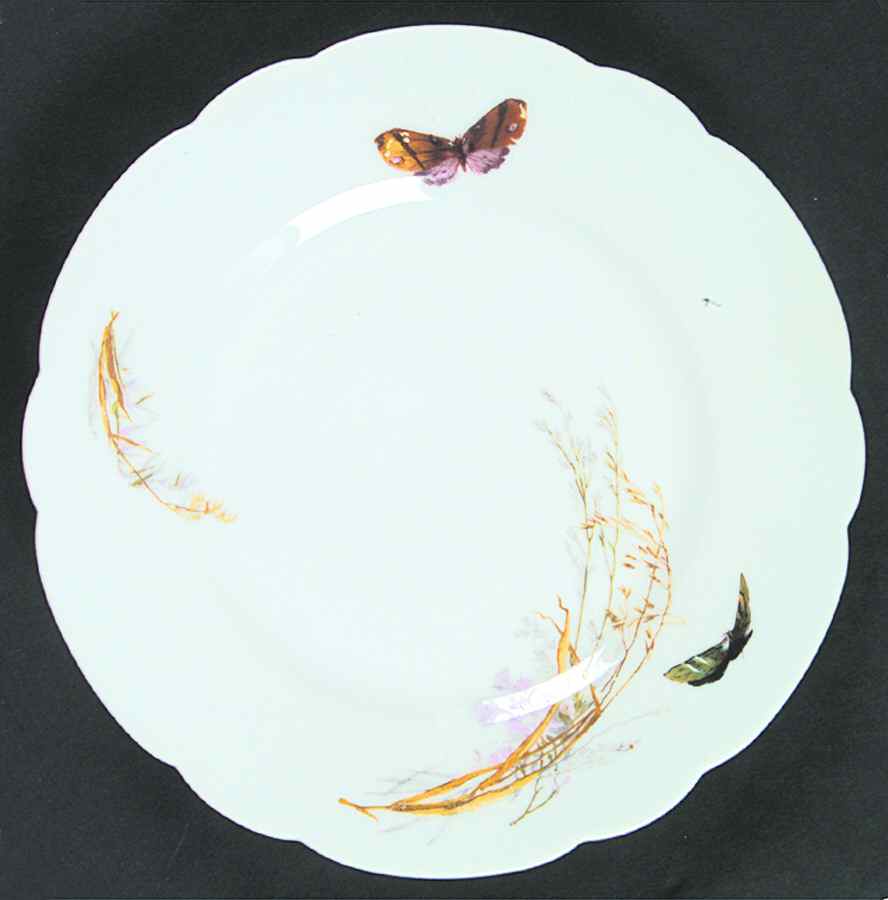 Meadow Visitors (Blank 4, No Trim) Salad Plate by Haviland-1