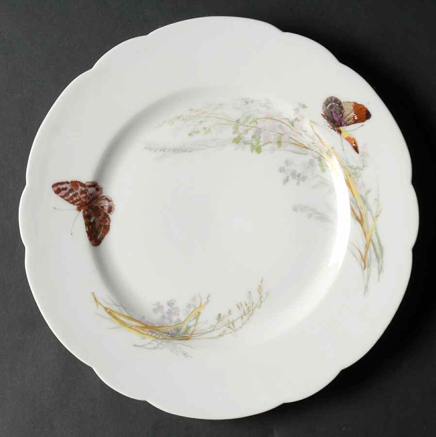 Meadow Visitors (Blank 4, No Trim) Luncheon Plate by Haviland-1