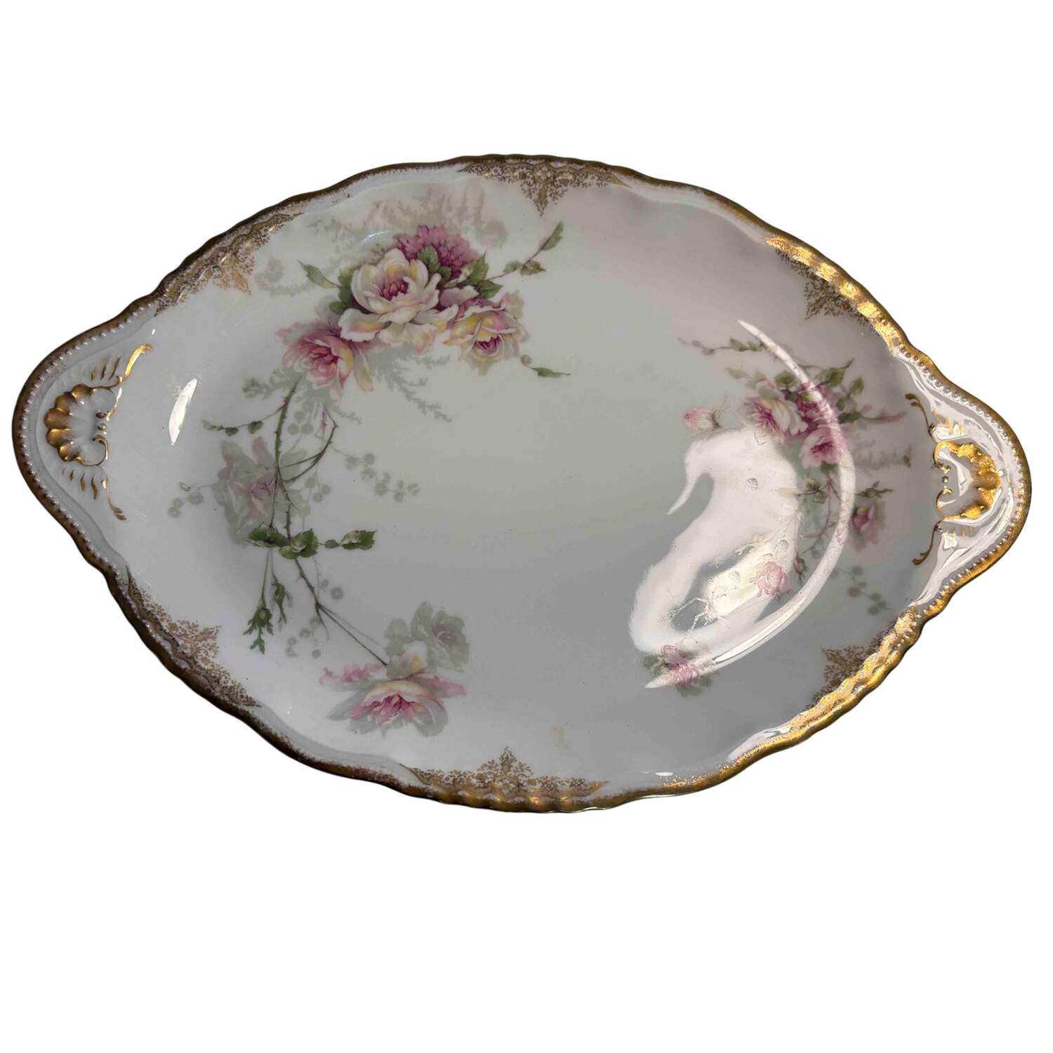 H225 14" Oval Serving Platter by Haviland-1