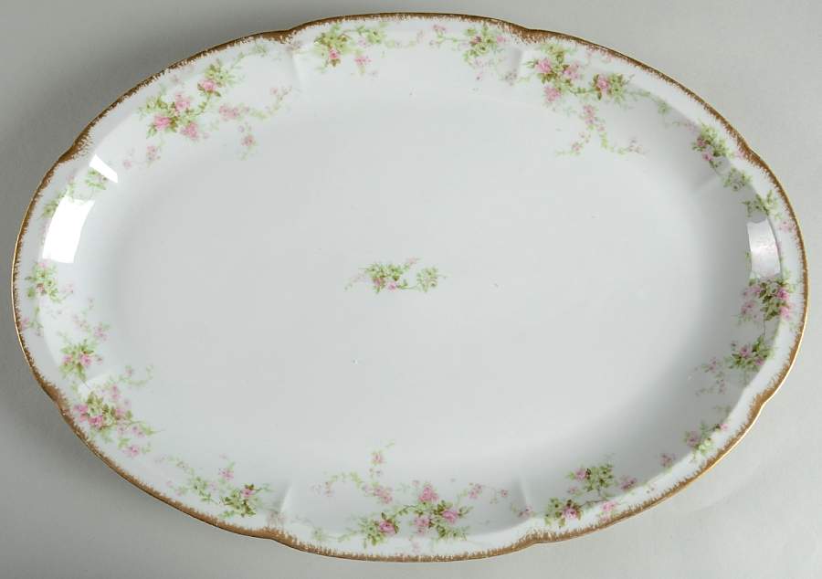 Schleiger 837-4 18" Oval Serving Platter by Haviland-1