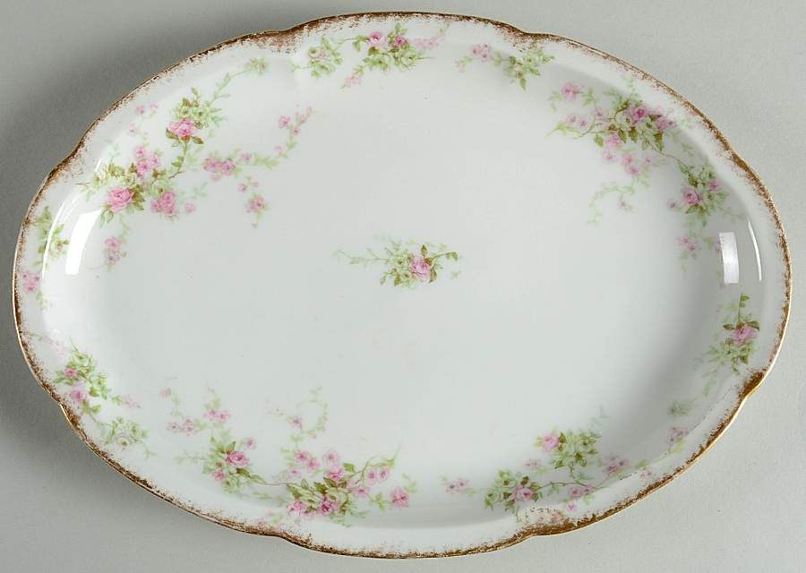 Schleiger 837-4 11" Oval Serving Platter by Haviland-1