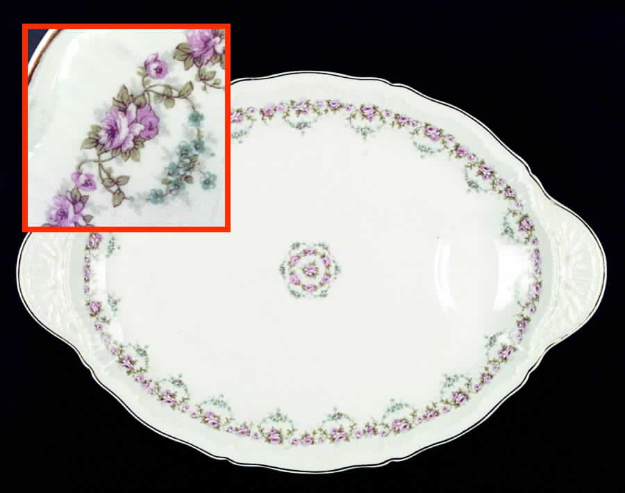 Schleiger 877-1 14" Oval Serving Platter by Haviland-1