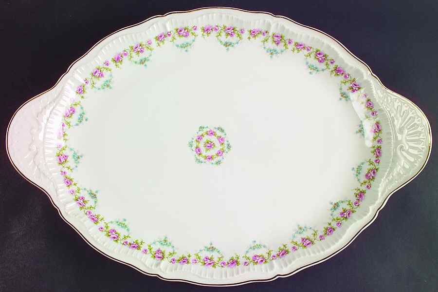 Schleiger 877-1 16" Oval Serving Platter by Haviland-1