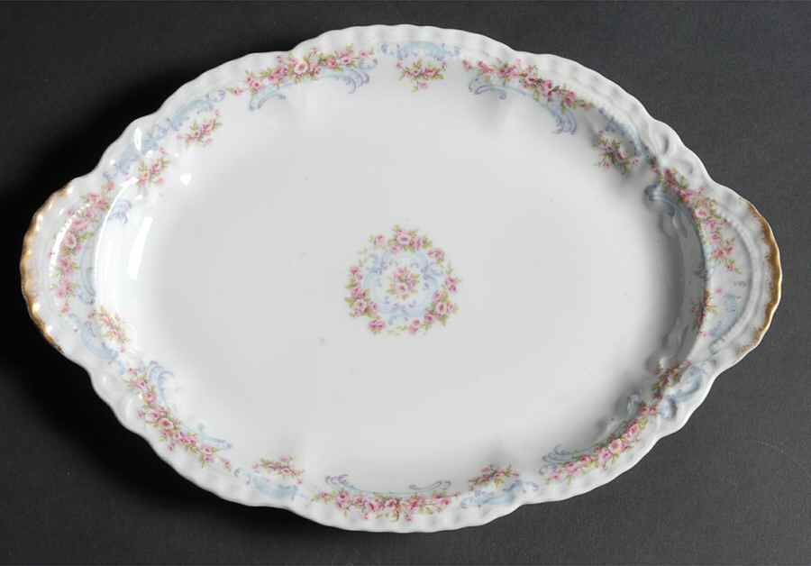 Schleiger 852-1 12" Oval Serving Platter by Haviland-1