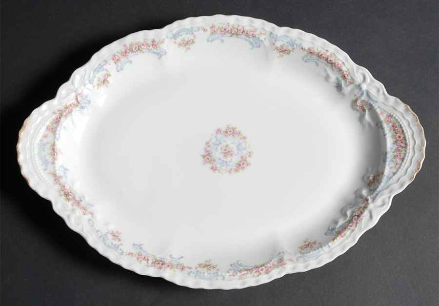 Schleiger 852-1 14" Oval Serving Platter by Haviland-1