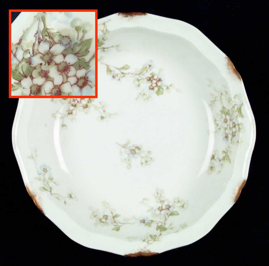 H281 9" Round Vegetable Bowl by Haviland-1