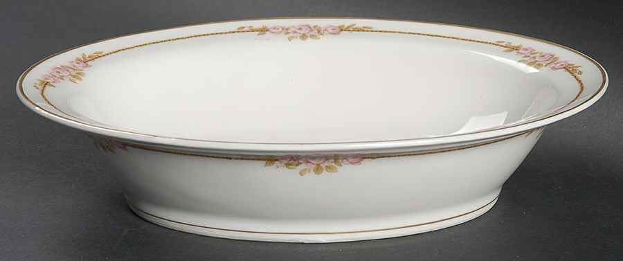 H282 9" Oval Vegetable Bowl by Haviland-1