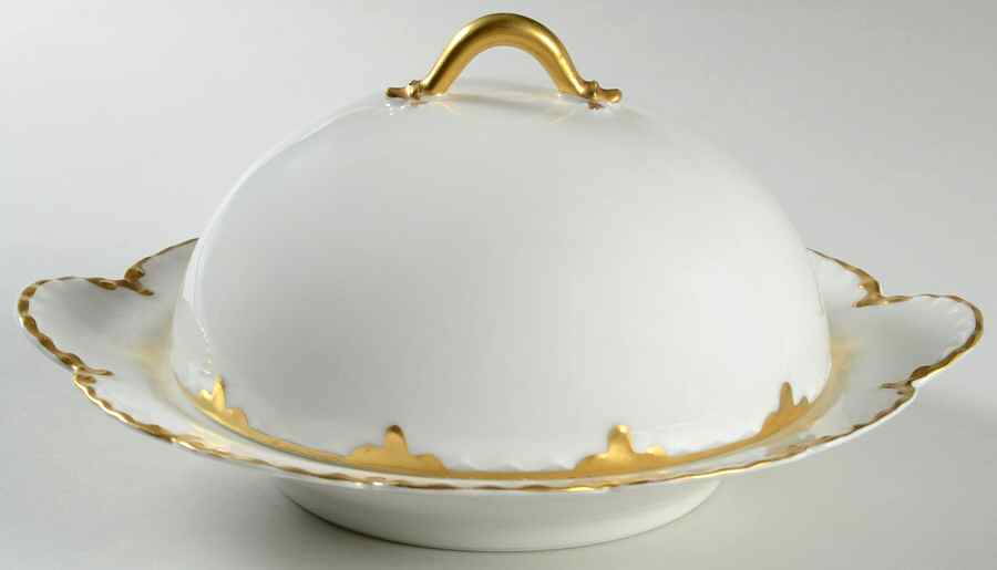 21276 Round Covered Butter by Haviland-1