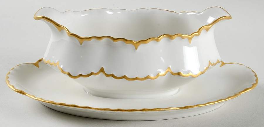 21276 Gravy Boat with Attached Underplate by Haviland-1