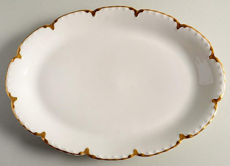 21276 11" Oval Serving Platter by Haviland-1