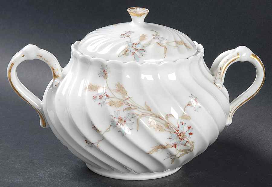 Schleiger 73-6 Sugar Bowl & Lid by Haviland-1