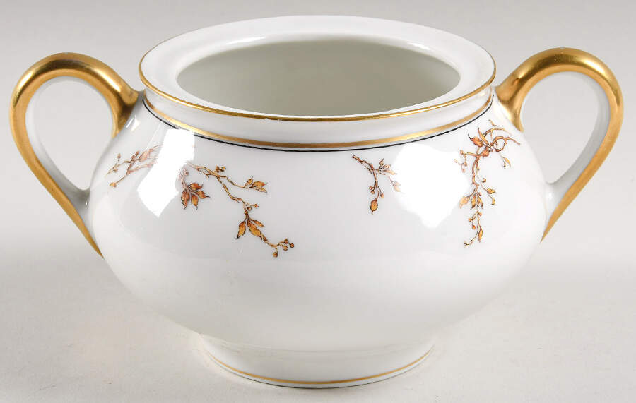H327 Sugar Bowl No Lid by Haviland-1