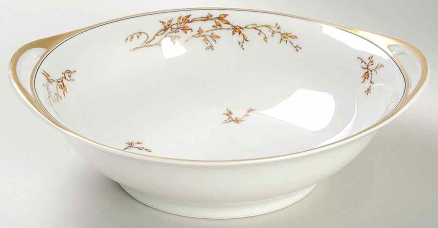 H327 8" Round Vegetable Bowl by Haviland-1