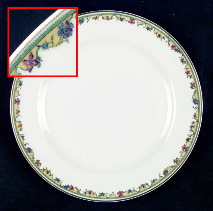 H336 Luncheon Plate by Haviland-1