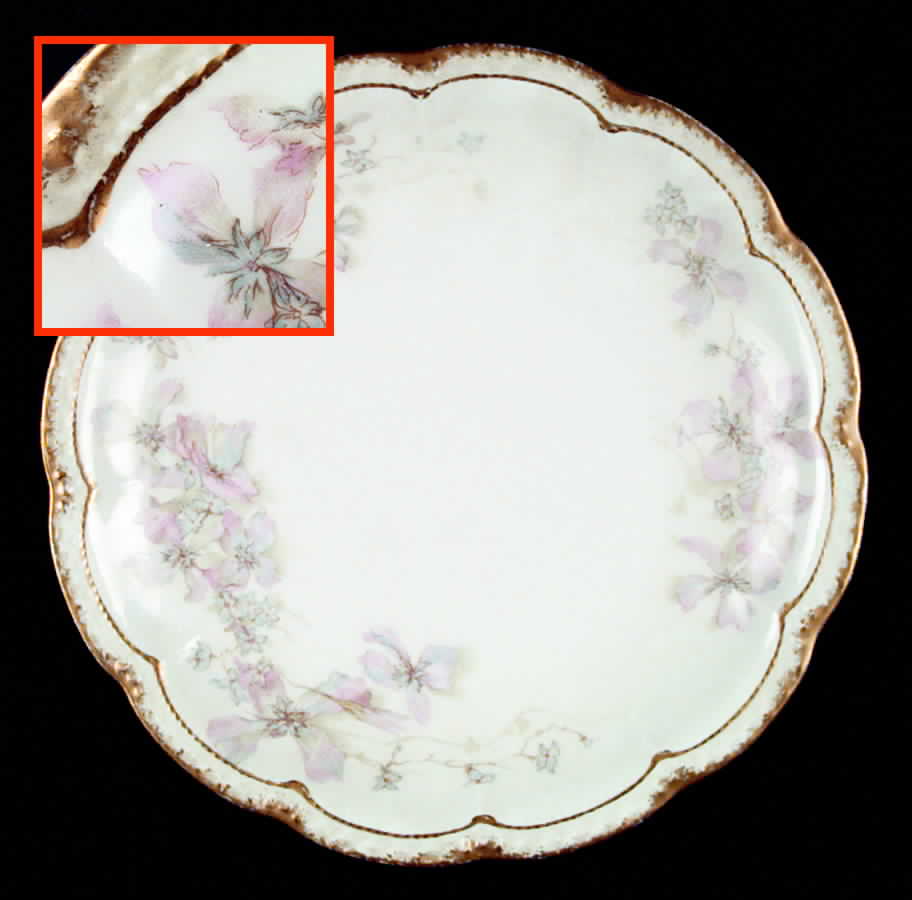 H344 Coupe Salad Plate by Haviland-1