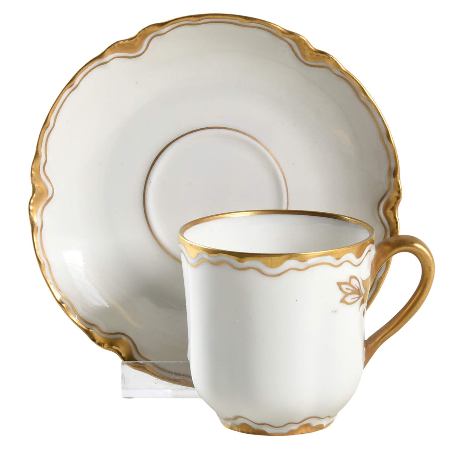 H345 Demitasse Cup & Saucer Set by Haviland-1