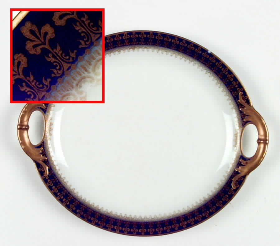 H373 Handled Cake Plate by Haviland-1
