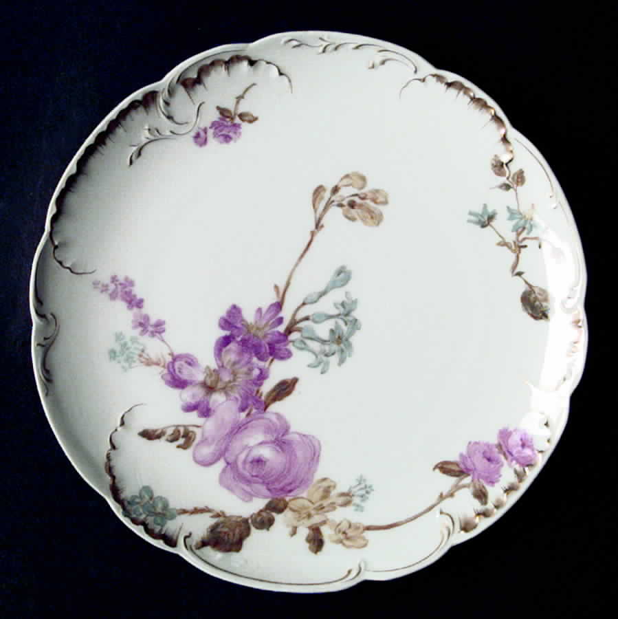 H387 Coupe Salad Plate by Haviland-1