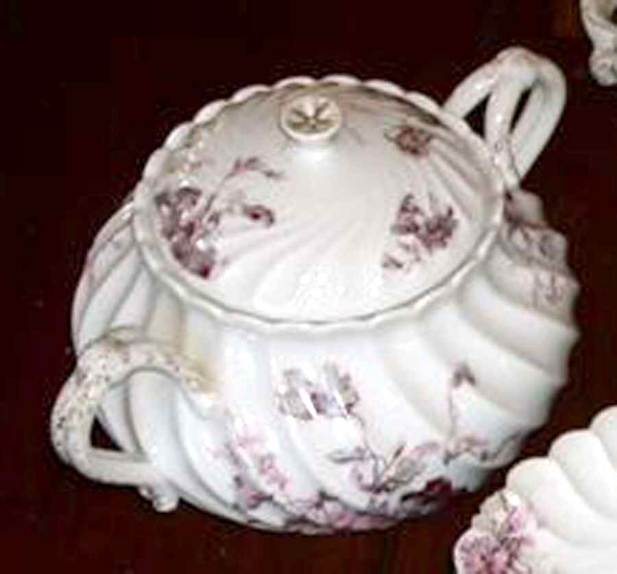 Schleiger 1152-16 Sugar Bowl & Lid by Haviland-1