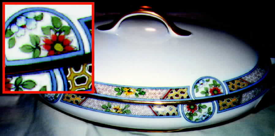 H454 Oval Covered Vegetable by Haviland-1